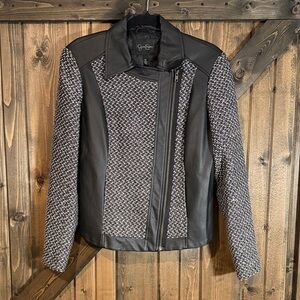 Jessica Simpson Black and Gray Jacket